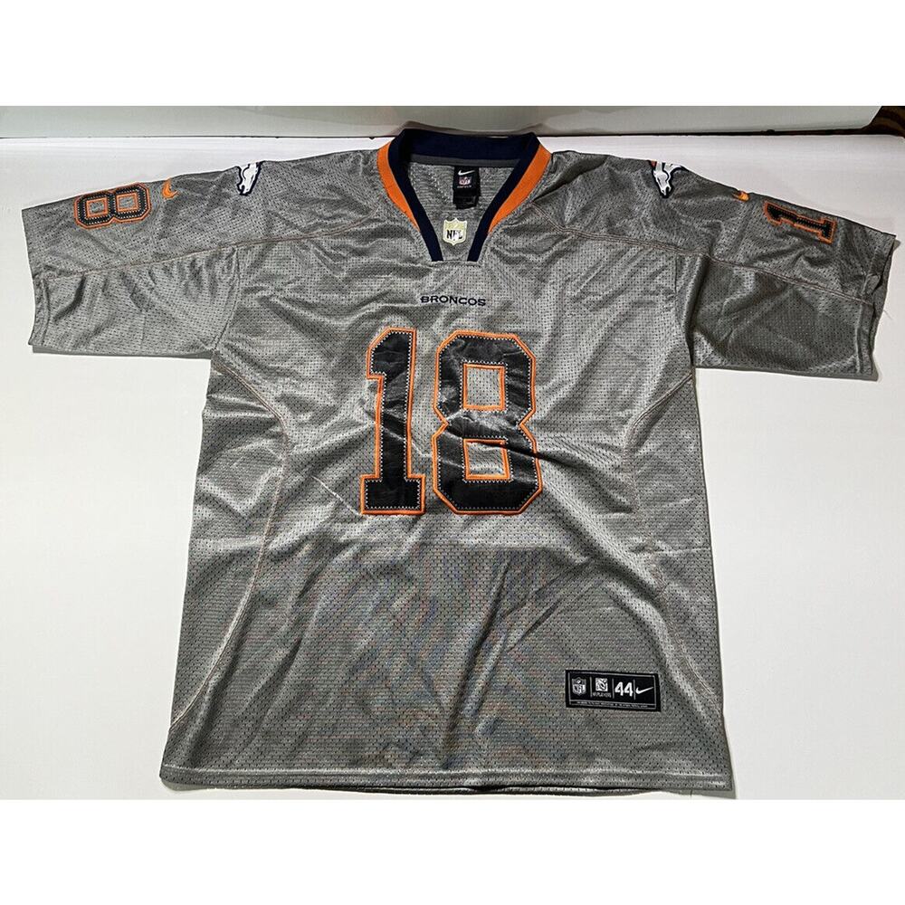 Rare Nike Peyton Manning 18 Denver Broncos jersey Sz 44 Stitched NFL